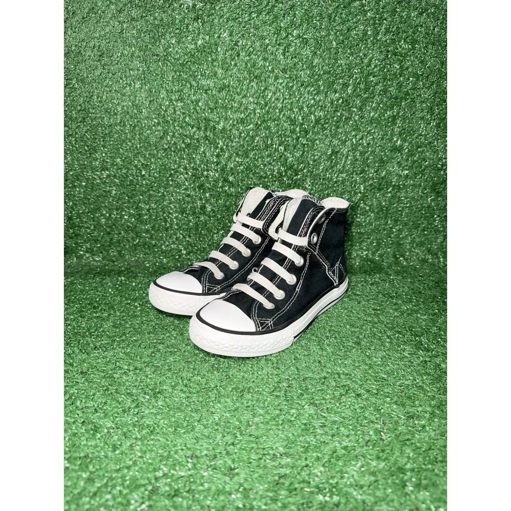 Converse Chuck All Star High Top Black White Girls Boys Kids Toddler Size 12C